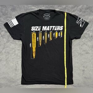 Grunt Style Size Matters T Shirt Mens SIZE MEDIUM